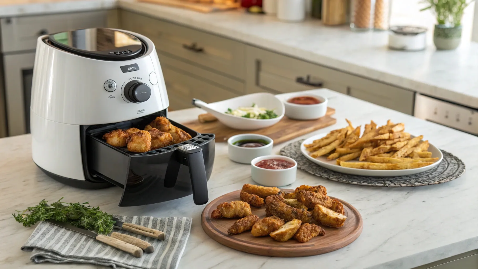 Cooking keto-friendly crispy meals in an air fryer.