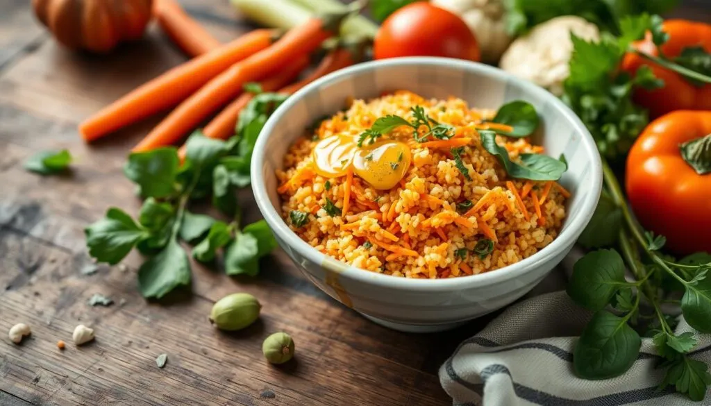 Mediterranean-Couscous-Bowl-with-Carrots-and-Spinach