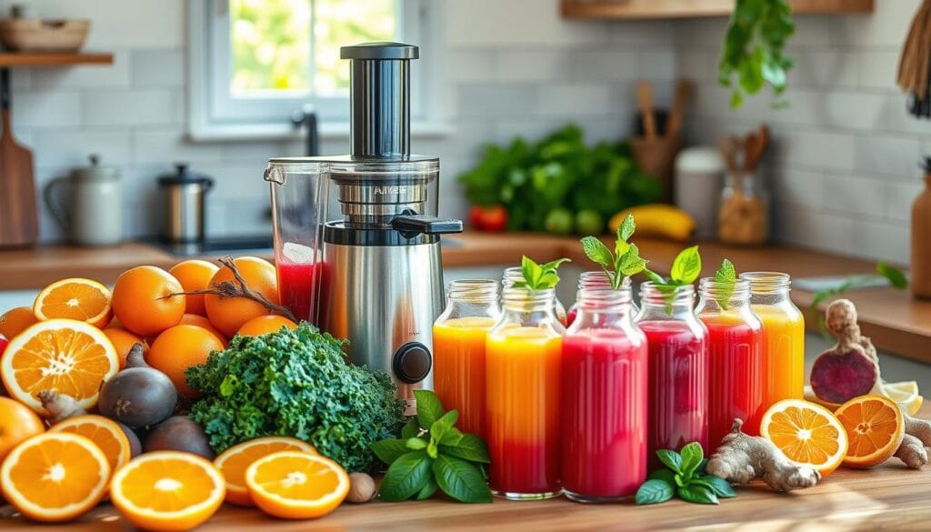 Cold Pressed Juice Preparation