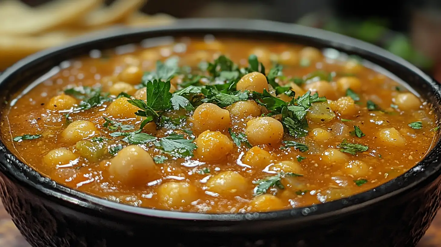 How to mash chickpeas to thicken soup naturally Thicken Soup with Chickpeas