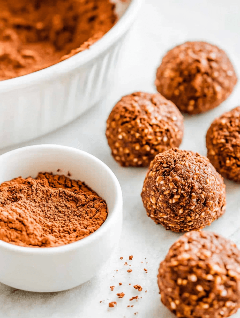 chocolate-tahini-protein-balls-ingredients chocolate tahini protein balls no-bake