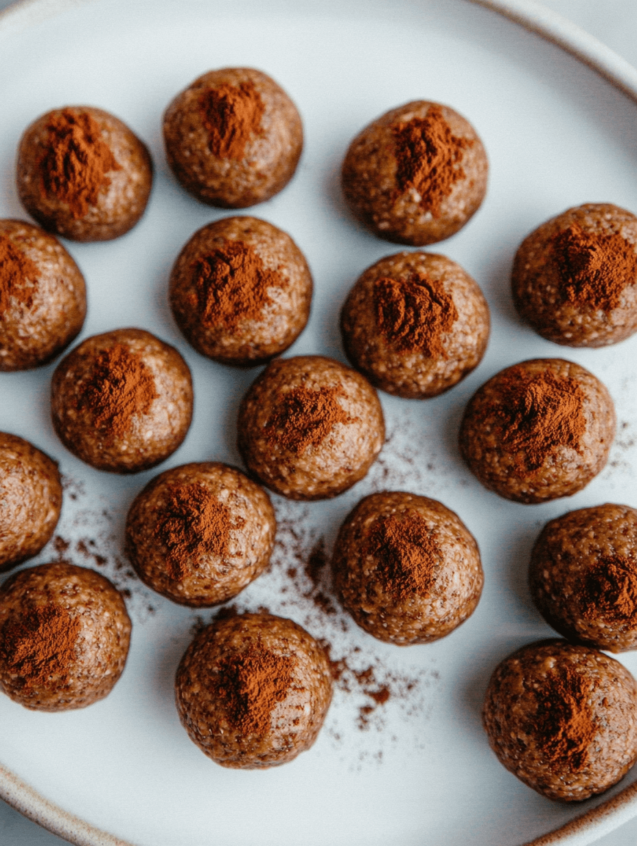 chocolate-tahini-protein-balls-rolling13 rolling chocolate tahini protein balls no-bake step