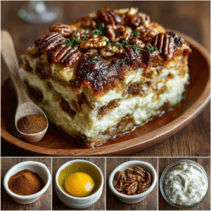 Pecan Pie Lasagna: How to Make This Southern Showstopper 1 Pecan pie lasagna recipe card layout