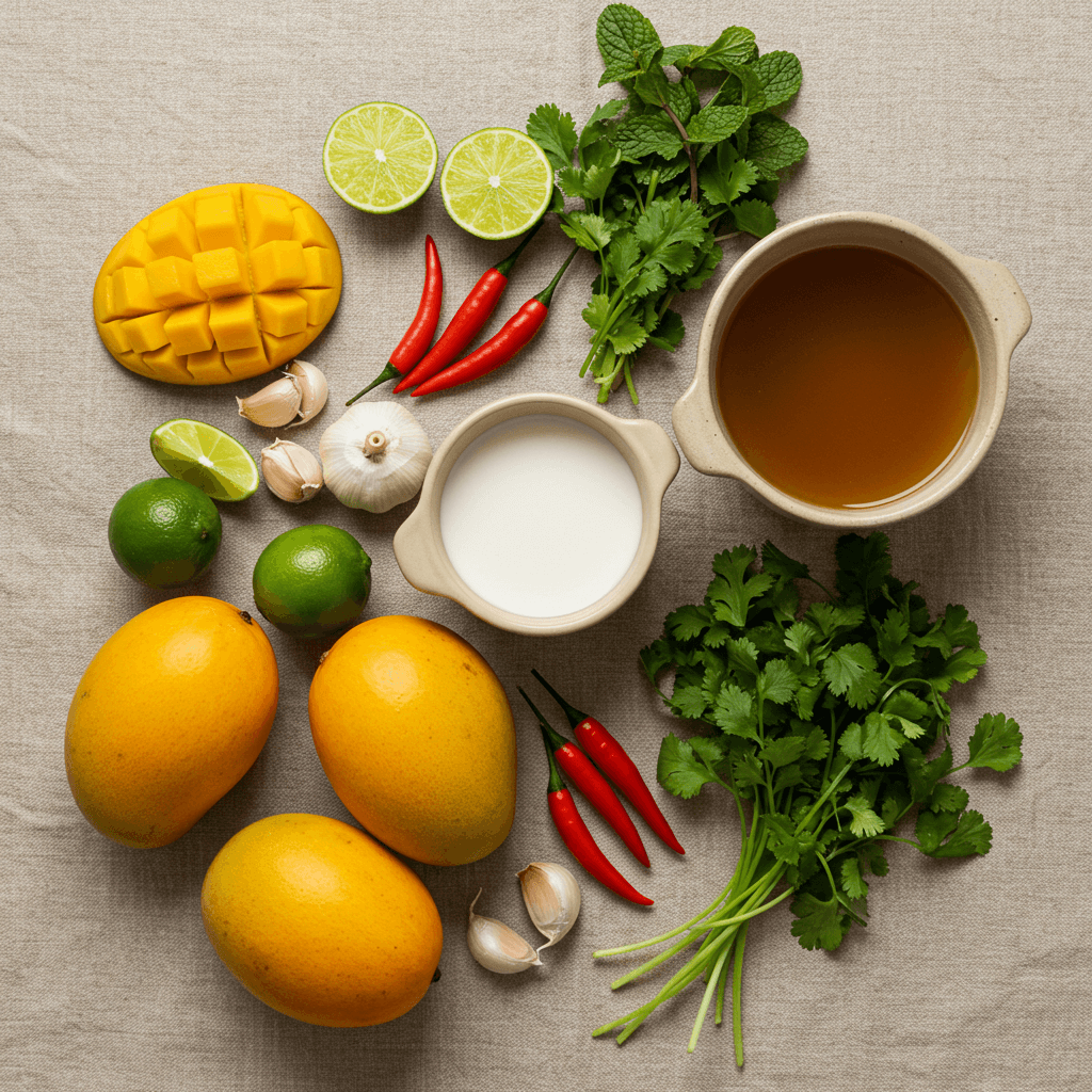 Spicy Mango Soup: Why It’s the Ultimate Summer Surprise 4 spicy mango soup ingredients