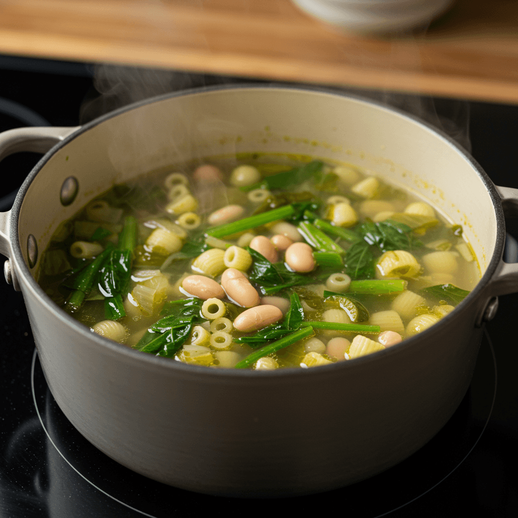Easy Spring Green Minestrone You’ll Make Again and Again 4 spring green minestrone cooking