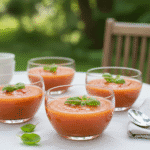 Roasted Red Pepper and Tomato Cold Soup Recipe Card