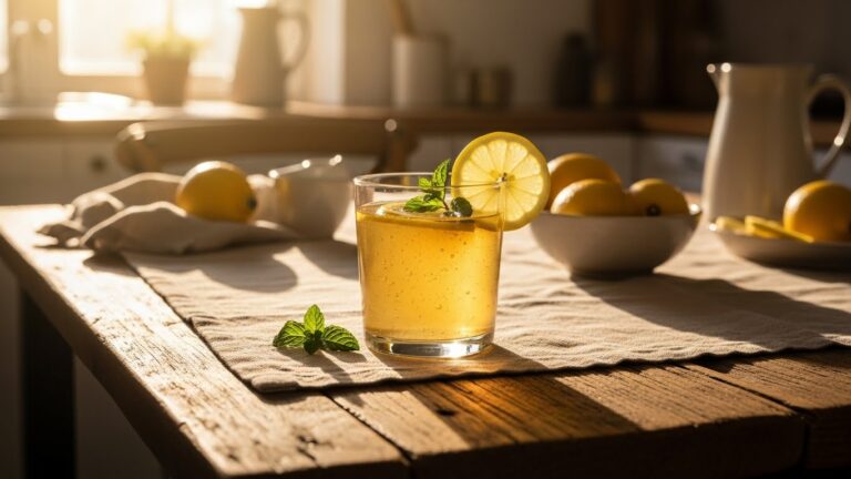 gelatin trick recipe lemon drink wellness